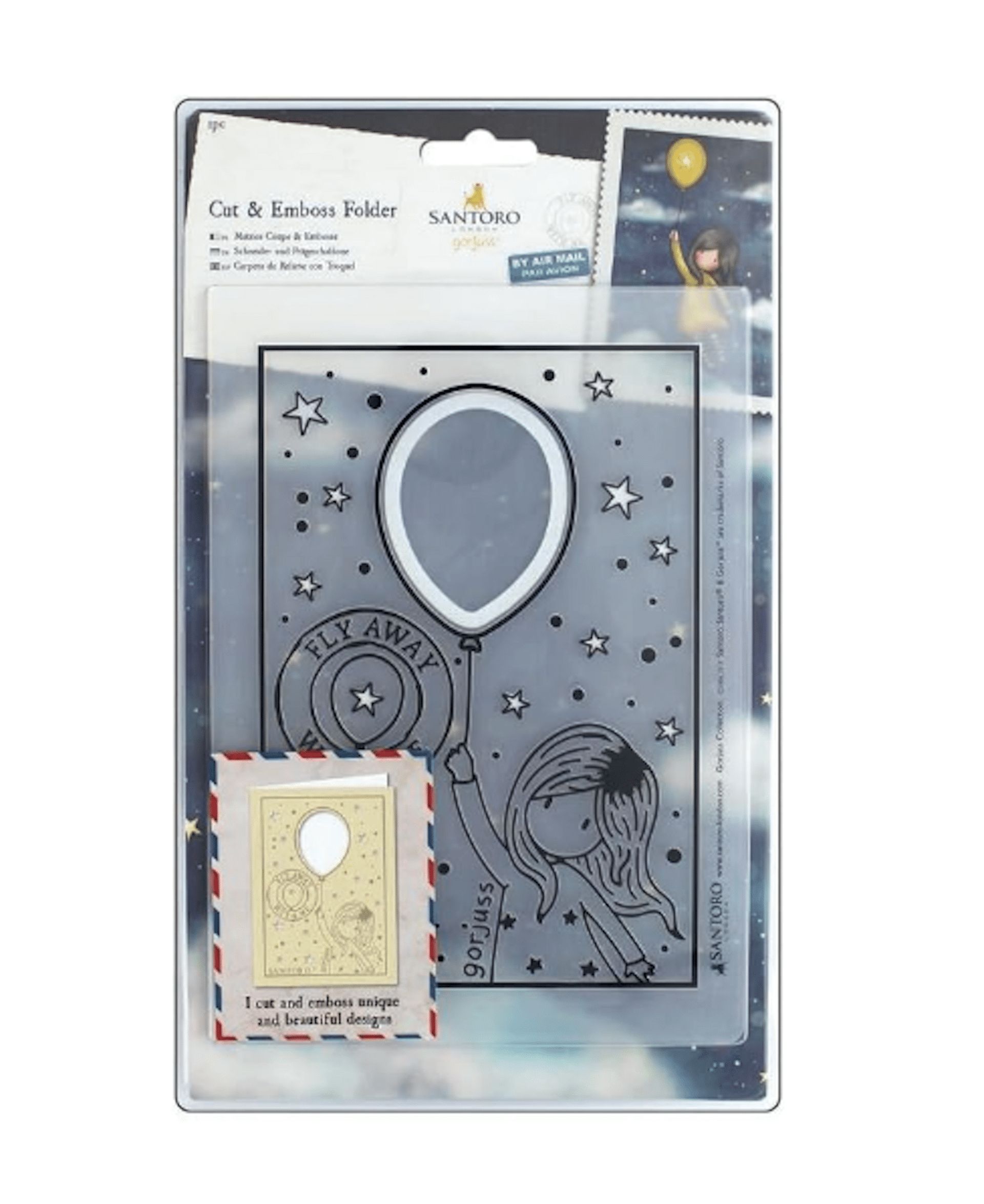 Carpeta de Relieve y Troquel Santoro Gorjuss Embossing Folder - 5