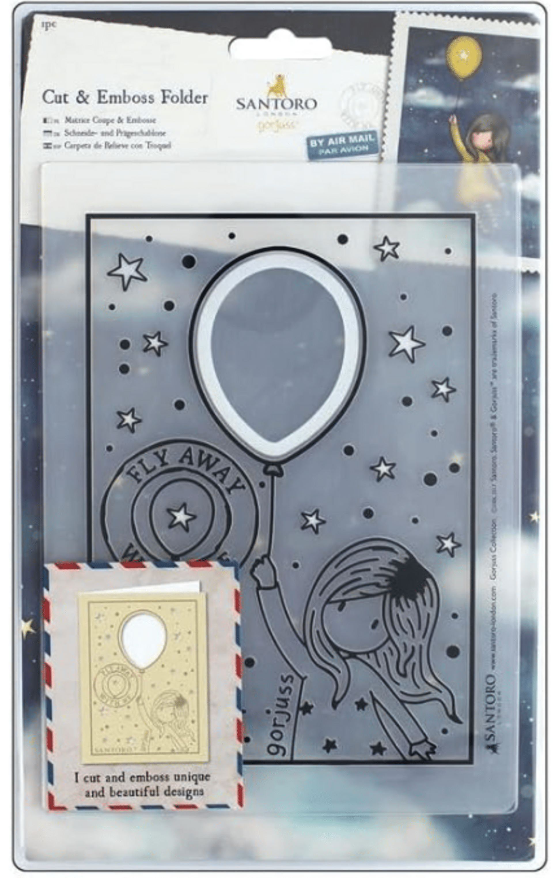 Carpeta de Relieve y Troquel Santoro Gorjuss Embossing Folder - 2