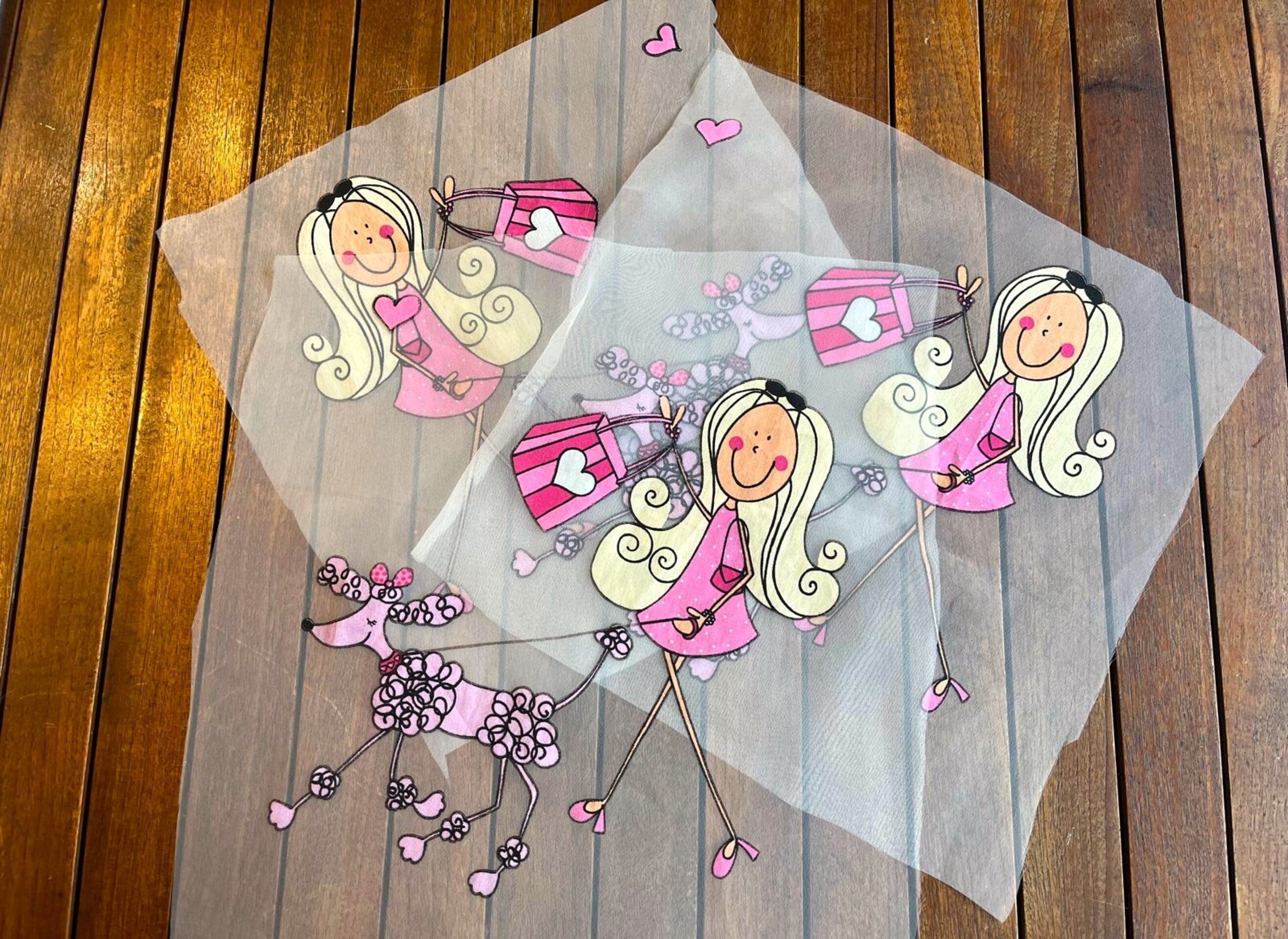 Kit Creativo de Scrapbooking "It Girl" en tonos rosas - 8