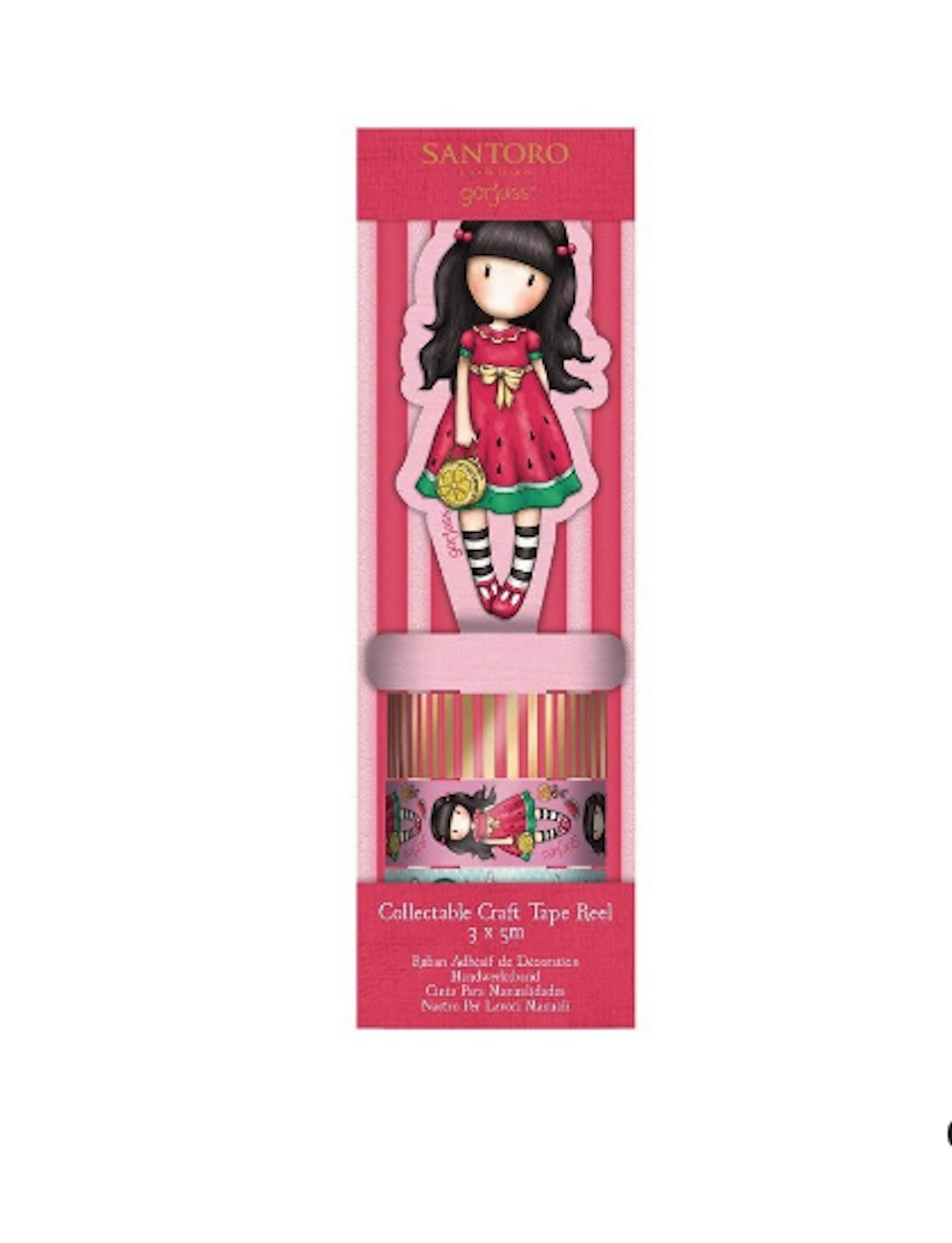 Set de 3 Washi Tapes Gorjuss - Modelo "Every Summer Has a Story" - 3